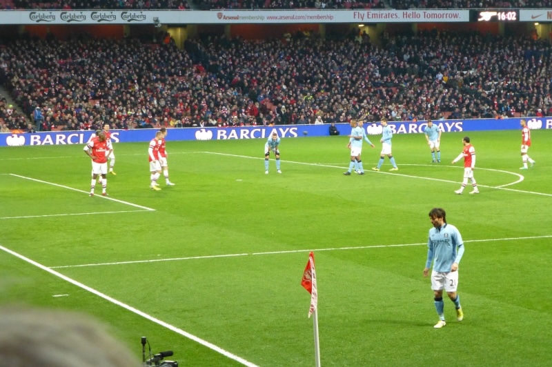 Kamp i Premier League mellom Arsenal og Manchester City